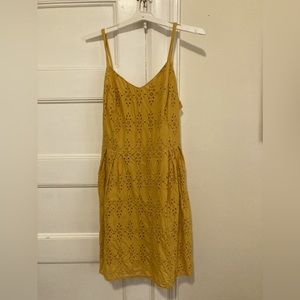 Mustard yellow perfect fall dress
